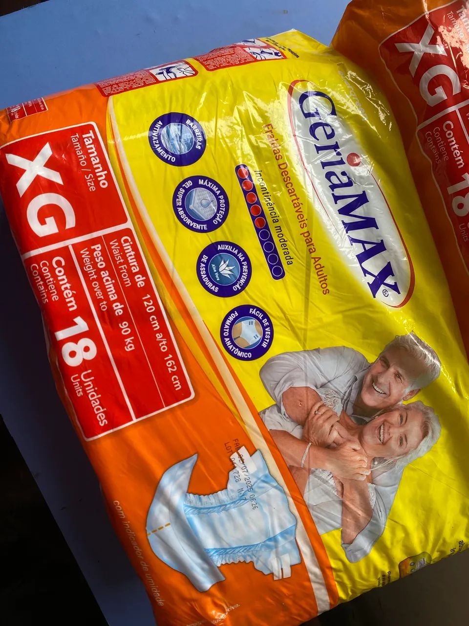 Fralda geria Max xG com 18 Fraldas