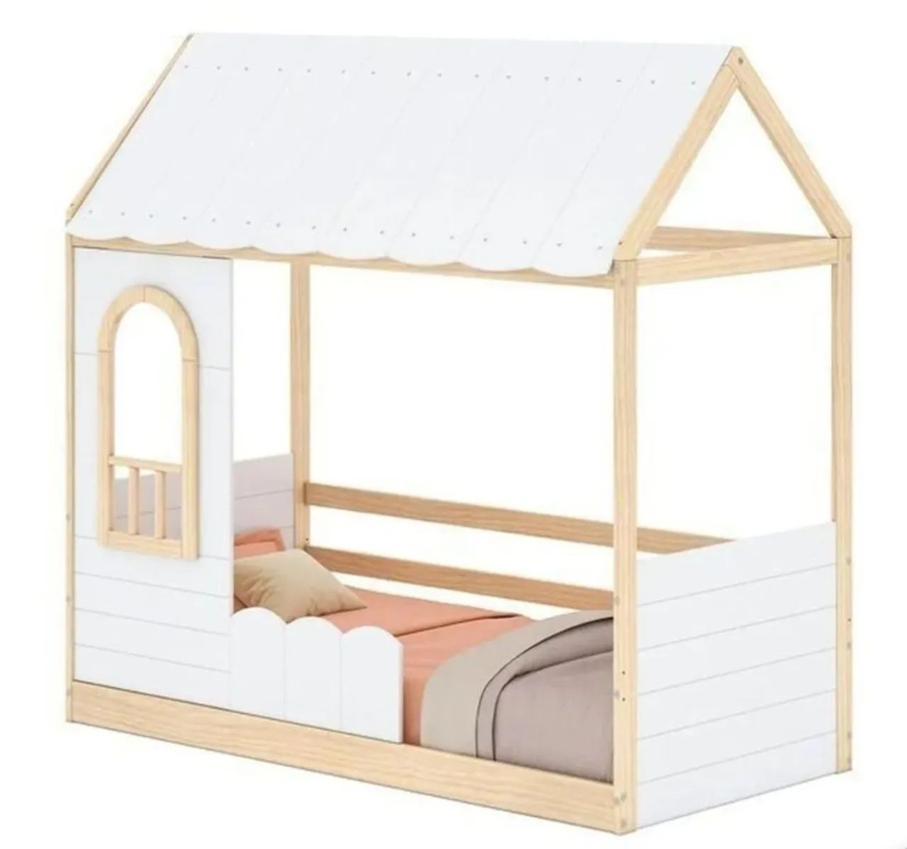 Cama casinha montessoriana com led - Nova, na caixa