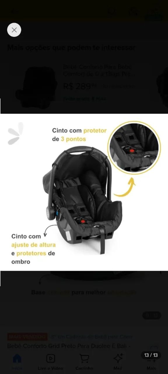 Bebê conforto 