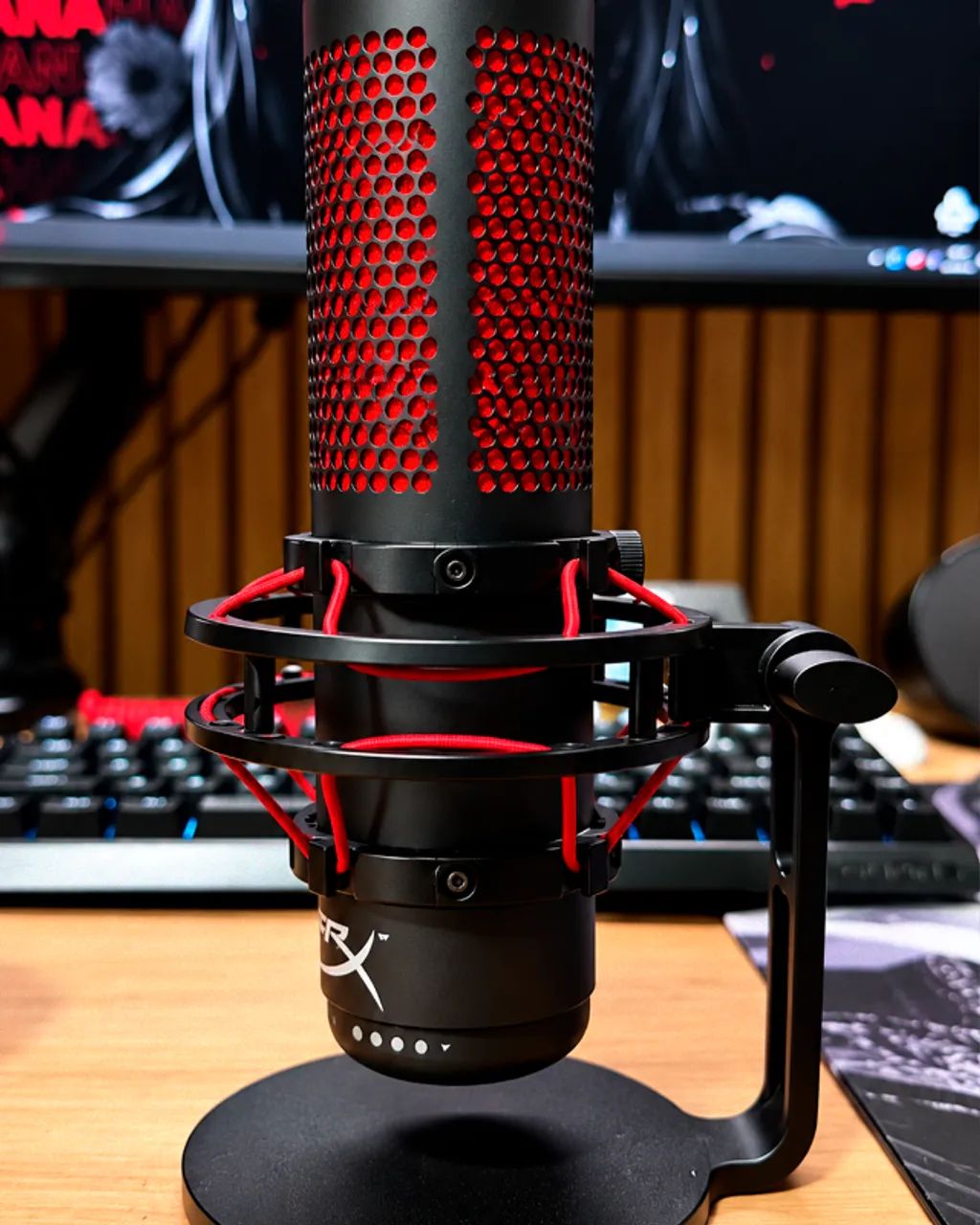 Microfone HyperX QuadCast USB Original com Suporte - Foto 5