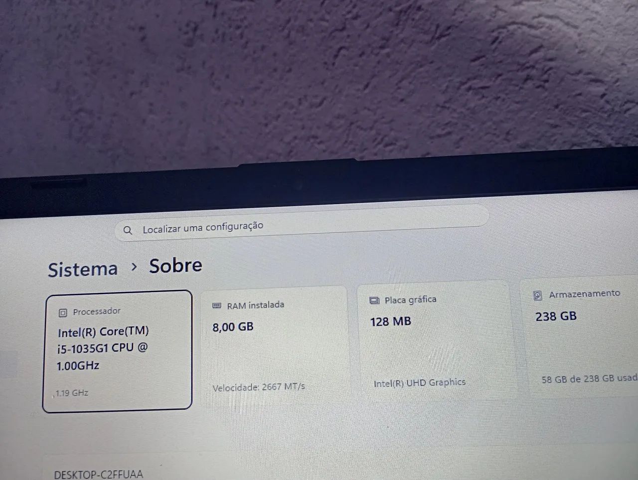 Notebook HPG8 i5 10th Gen SSD 256GB RAM 8GB - Foto 4