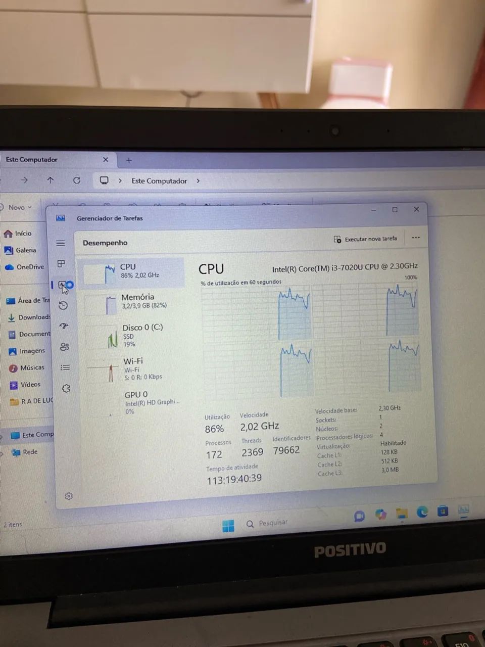 Notebook Positivo Core i3 / 4GB RAM / SSD 480GB / Windows 10 LTSC - Foto 2