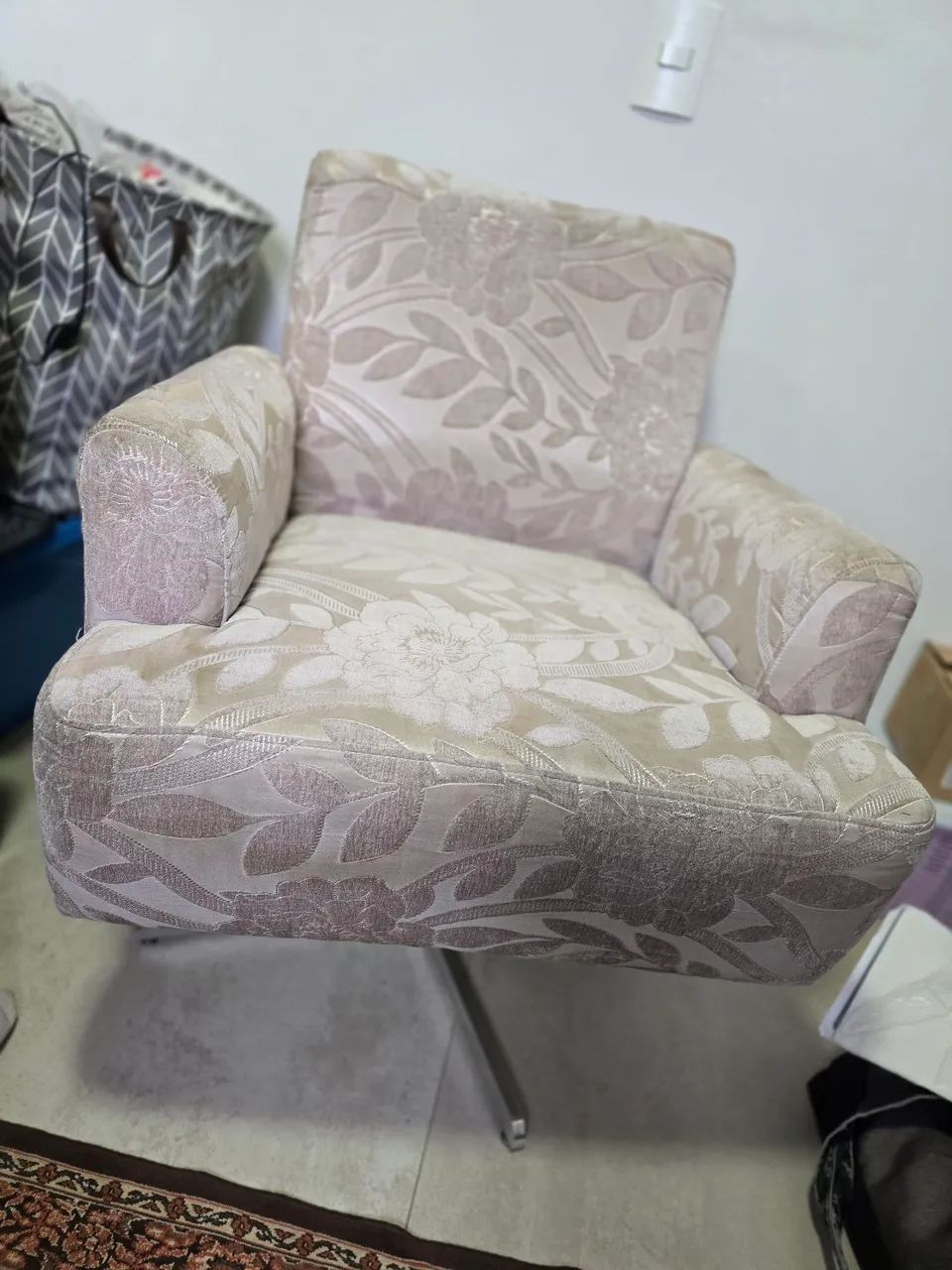 Poltrona Giratória Tecido - Foto 4