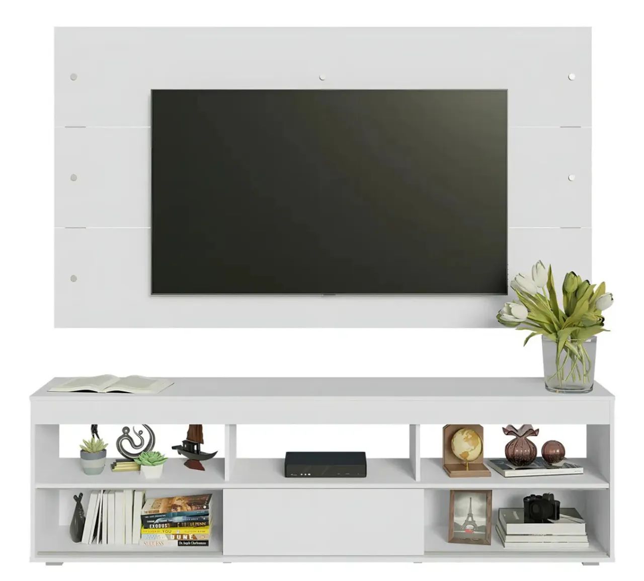 Rack com painel de tv 
