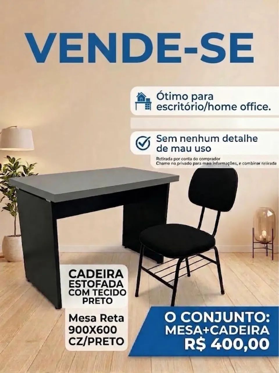 Mesa + Cadeira