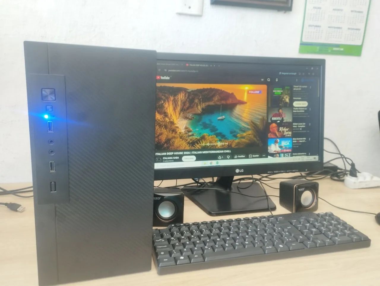 Computador Completo Core i5 (SEMINOVO)<br>*** Monitor LG 20 polegadas. **** - Foto 2