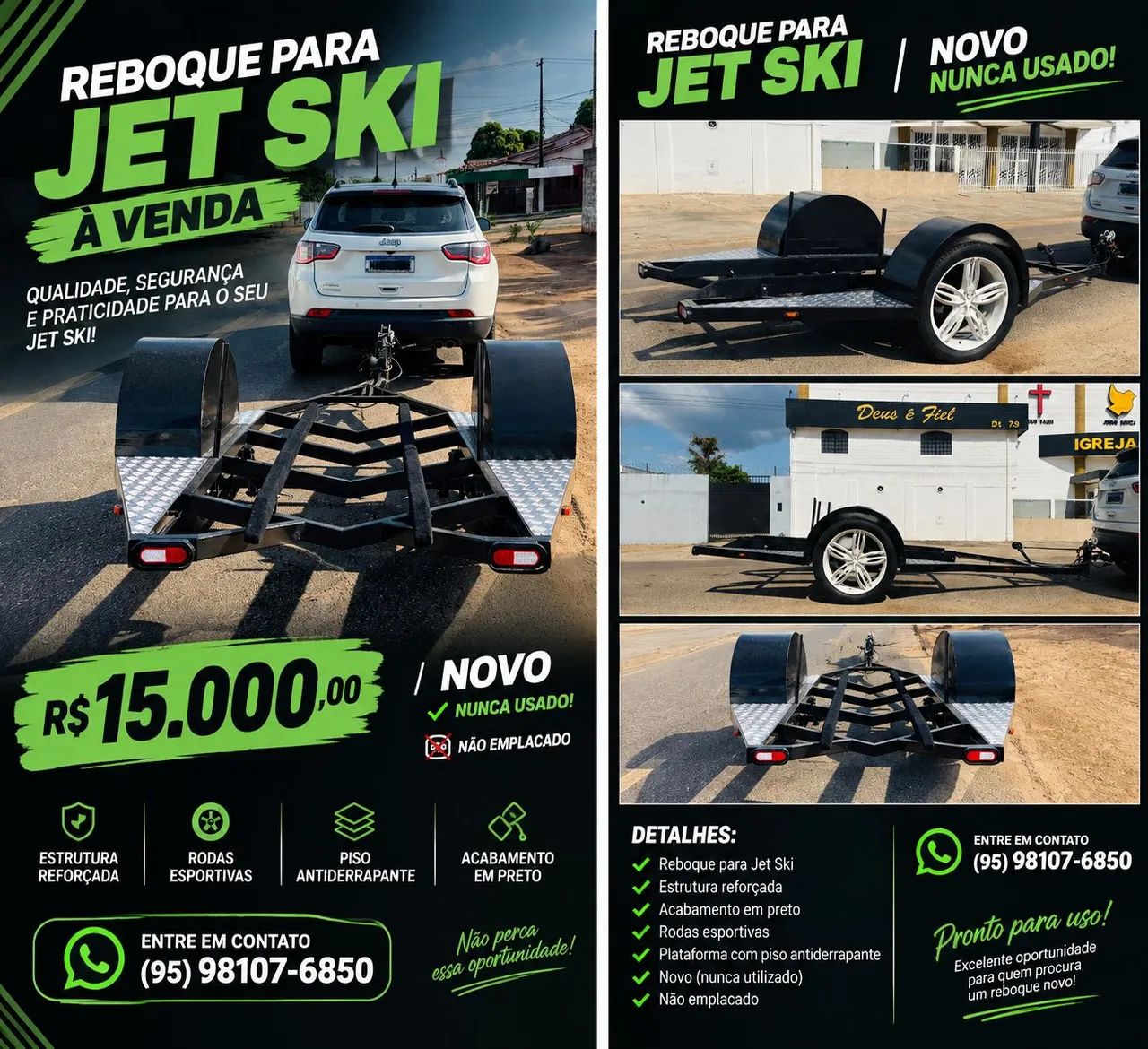Carretinha Jet Ski