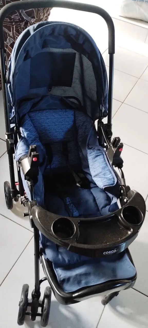 Kit carrinho e bebê conforto Cosco - Foto 3