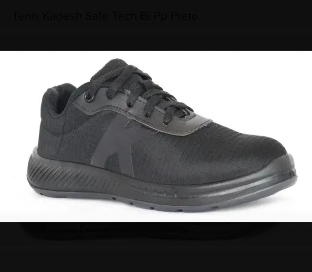 Tenis Kadesh Safe Tech Bi Pp Preto  - Foto 3