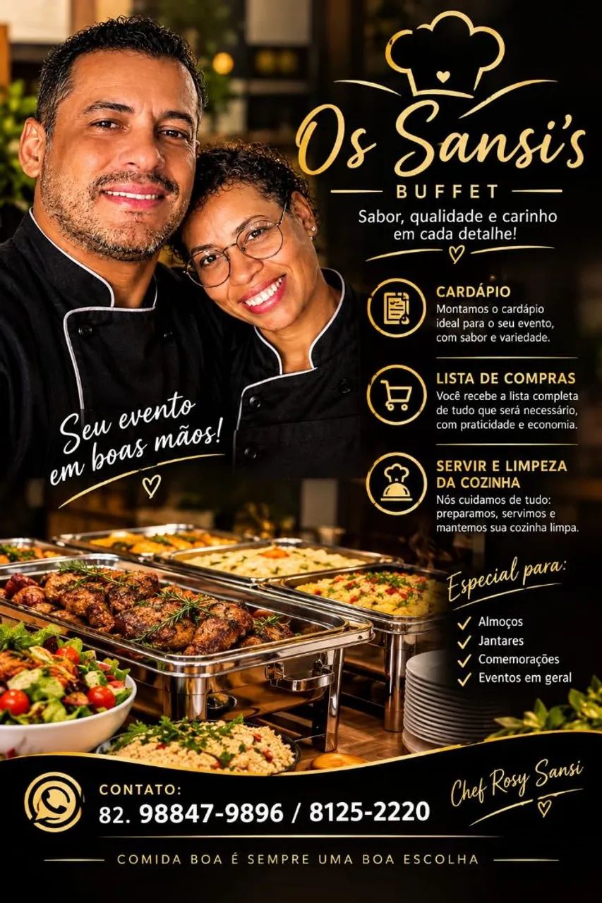 Serviço e buffet  