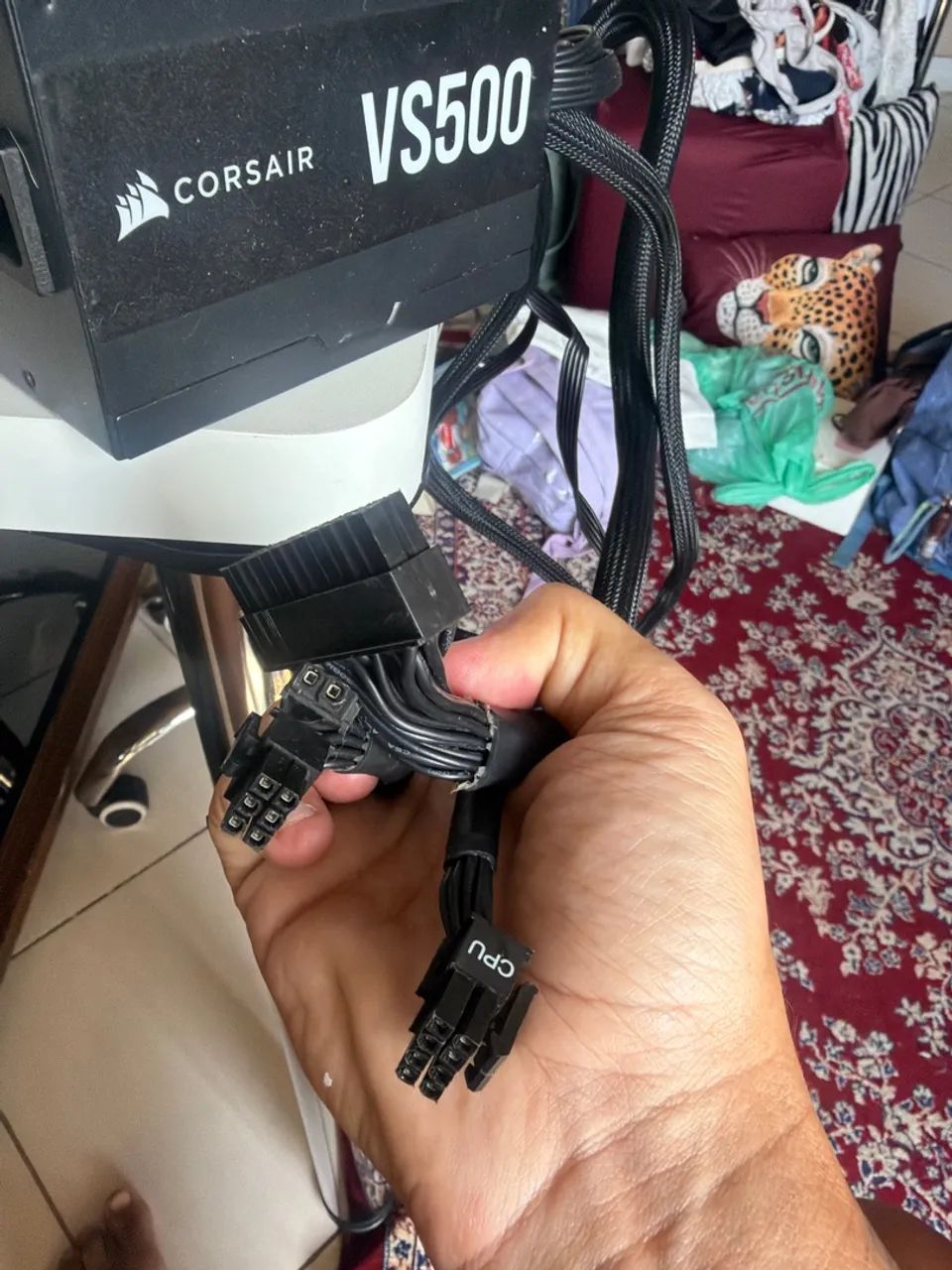 Fonte corsair VS500 - Foto 3