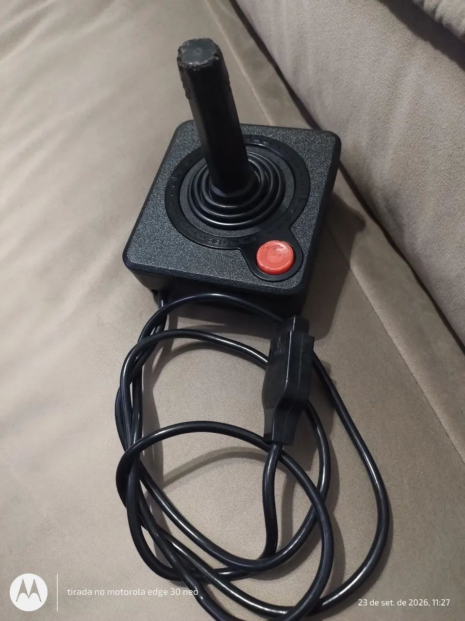 Controle Atari funcionando perfeitamente 