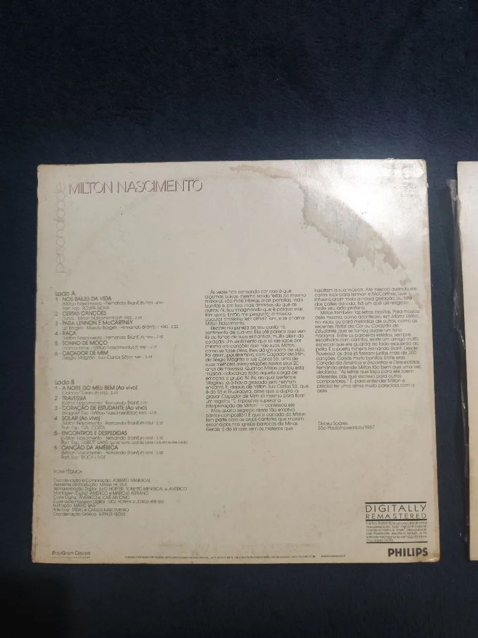 Vinil Milton Nascimento - Personalidade - Foto 2