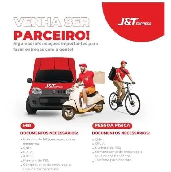 SEJA UM ENTREGADOR PARCEIRO J&T