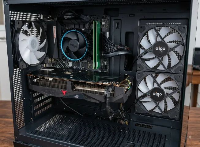 COMPUTADOR GAMER INTEL CORE I5 12400F TOPP - Foto 3