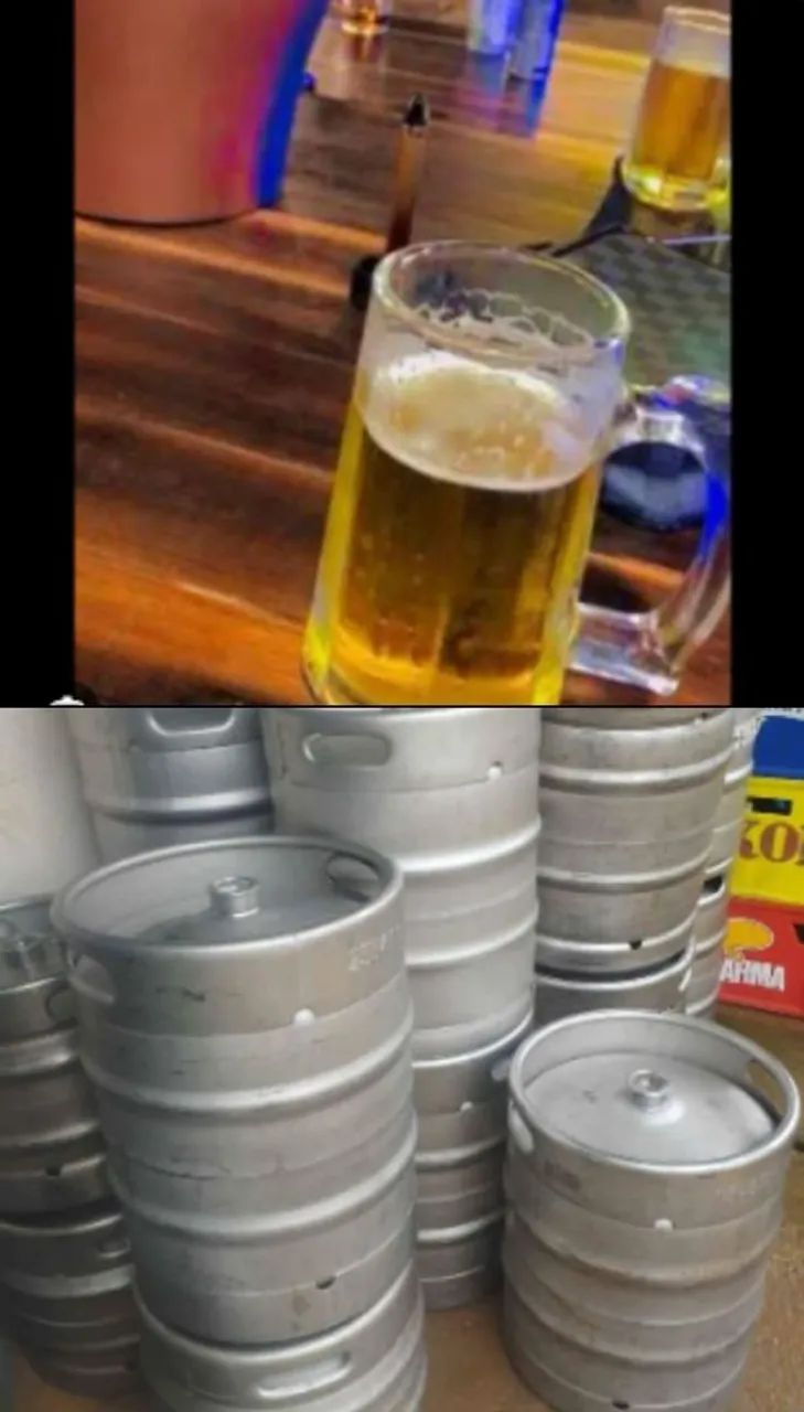 Barril de chopp 50 litros Heineken 