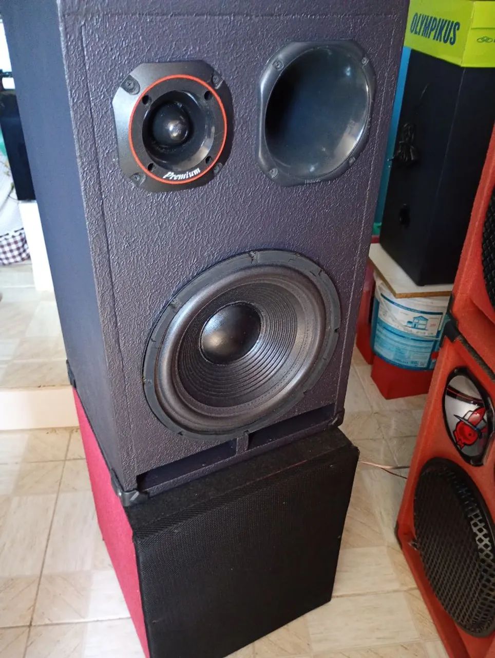 Caixa de som com subwoofer  - Foto 3