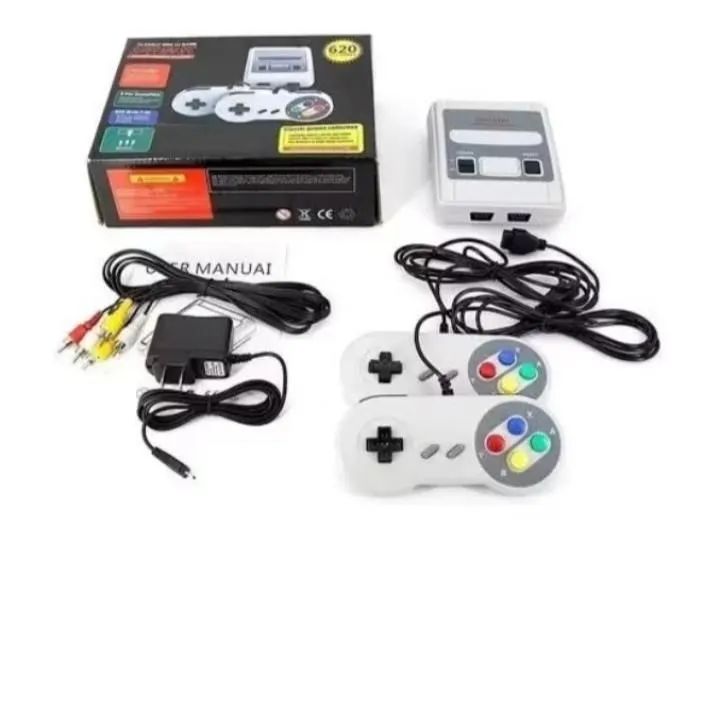 Super nitendinho retrô 8 bits 620 jogos  - Foto 4