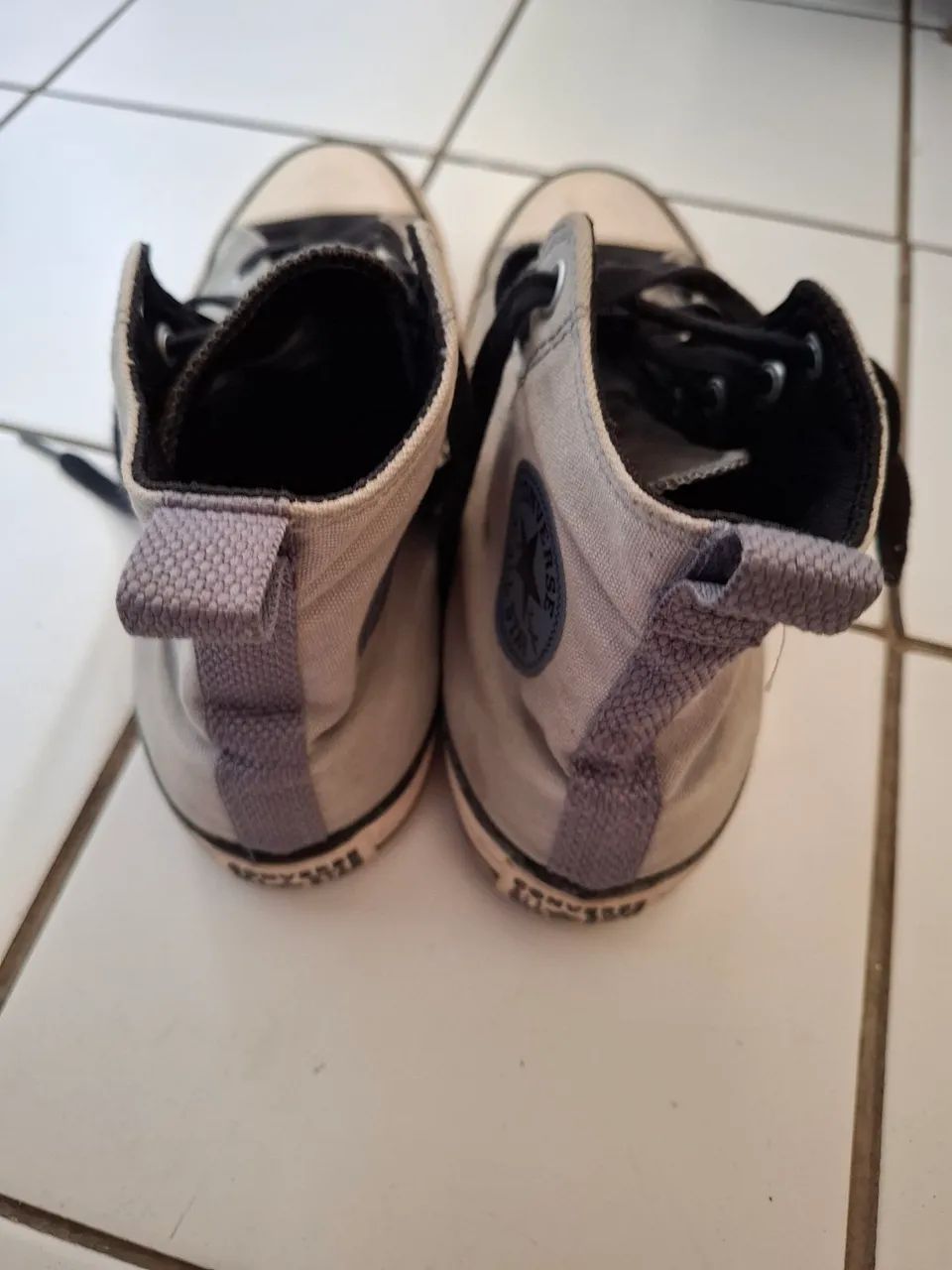 Tenis all star cano alto cinza - Foto 2