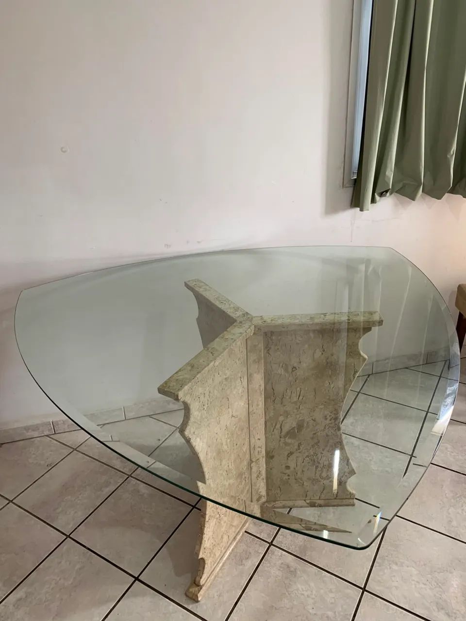Vendo mesa de mármore/ 4 cadeiras (USADA) - Foto 2