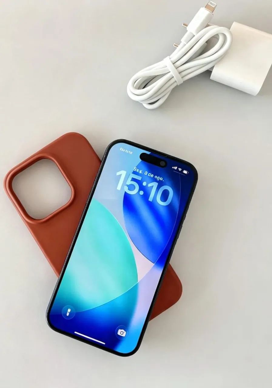 iPhone 15 Pro Max 128GB Azul | Todo Original | Sem Marcas | Face