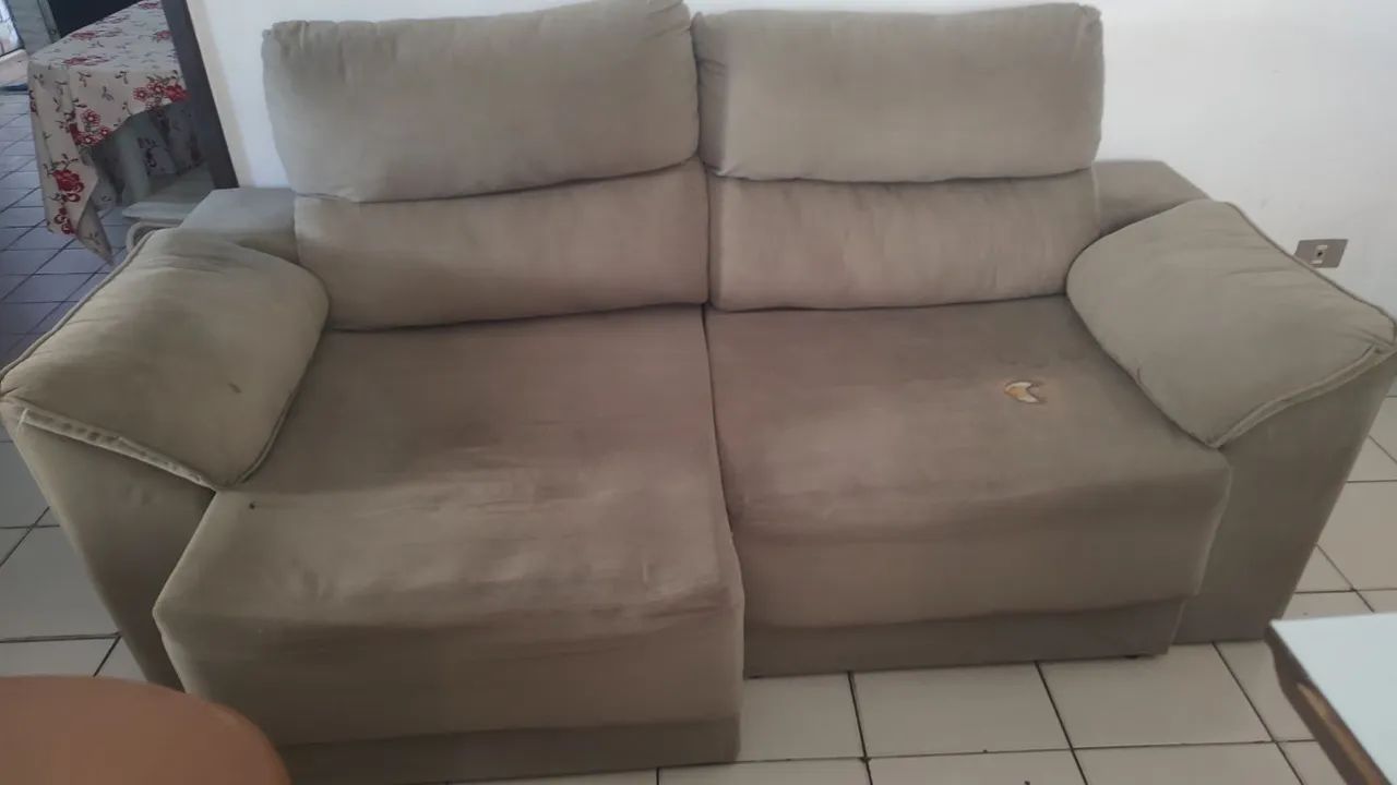 Sofá retrátil 3 lugares - Foto 4