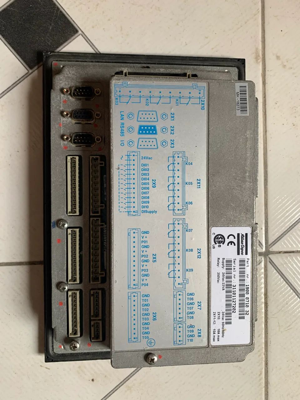 Controlador / IHM Industrial Atlas Copco - Original - Alta Confiabilidade - Foto 2