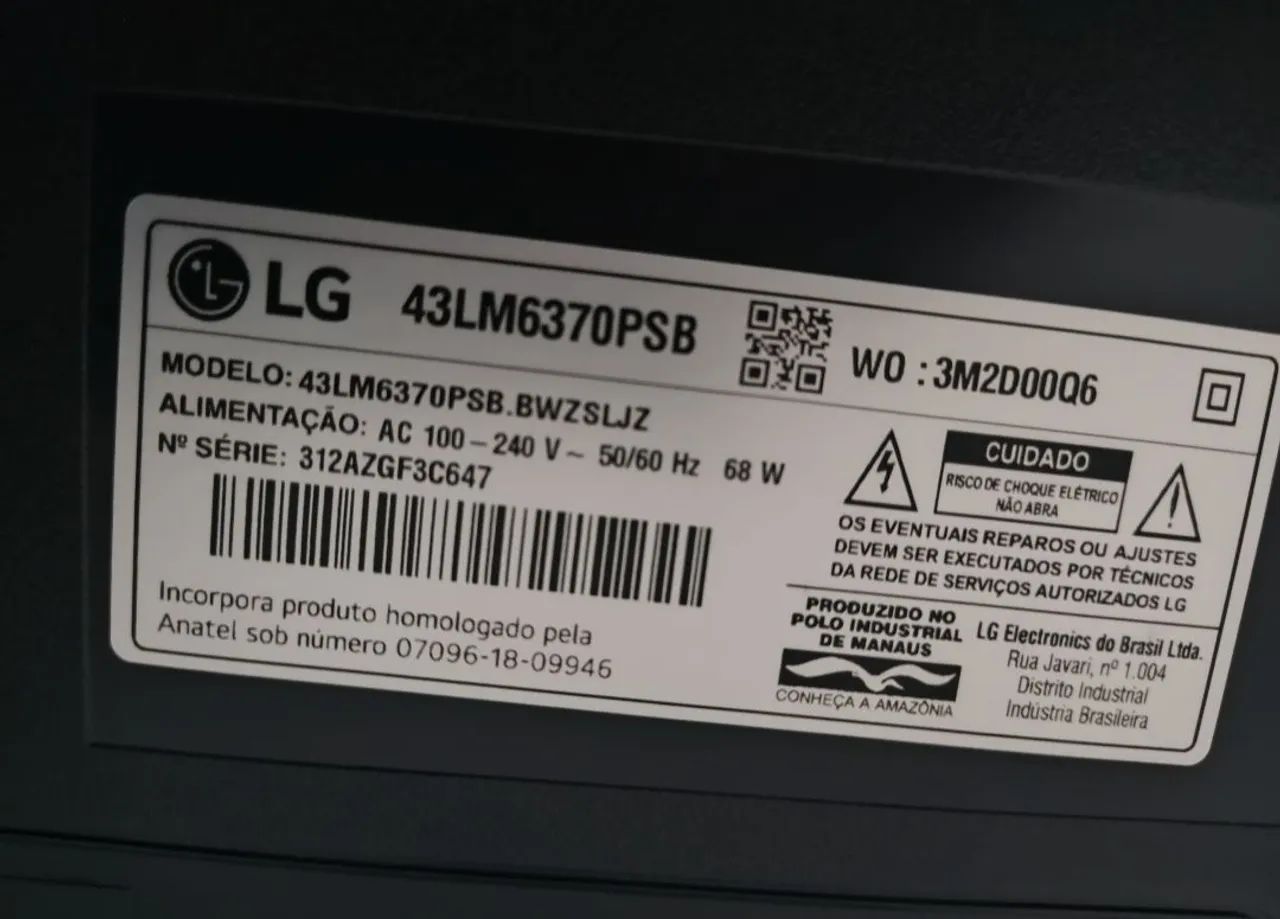 Smart tv 43 polegadas lg  - Foto 2