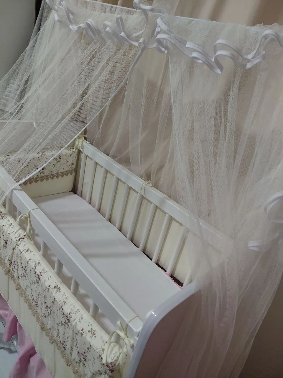 Mini berço para bebê  - Foto 5