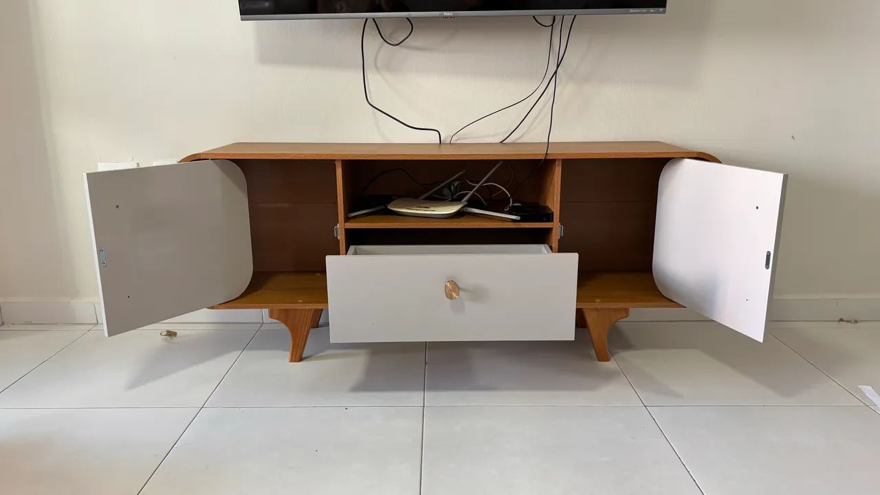 Rack 160cm para sala moderno e estiloso  - Foto 2