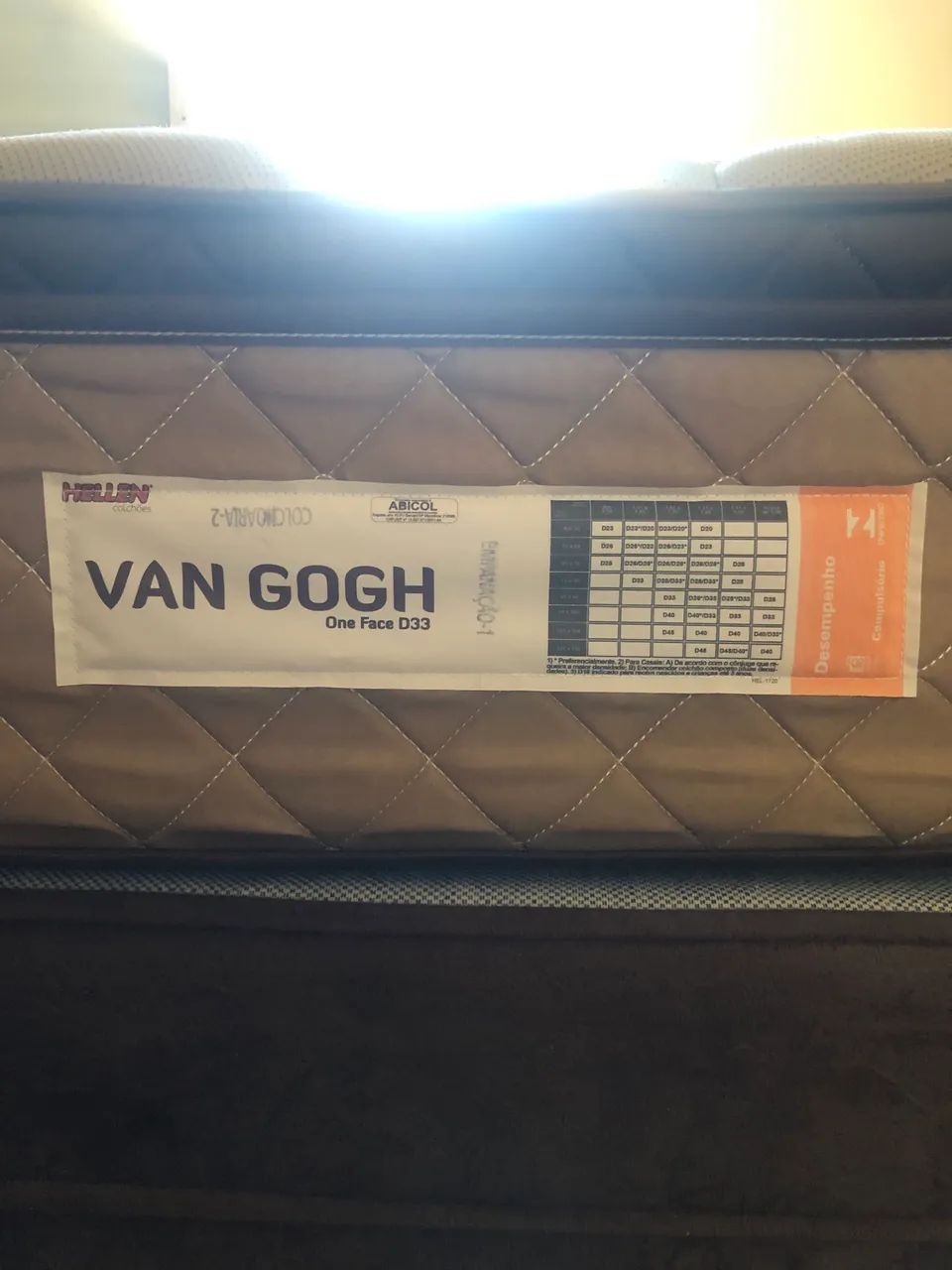 CAMA COM COLCHÃO VAN GOGH NOVINHO - Foto 2