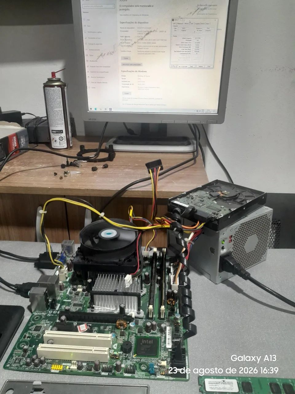 Placa mae intel 775 kit core2quad - Foto 2