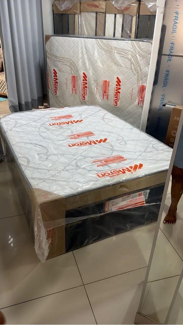 Cama box casal Meron novas 