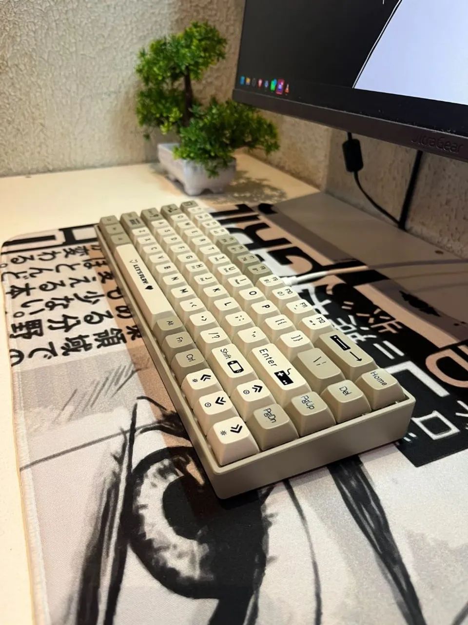Teclado mecânico ak680 completo - Foto 4