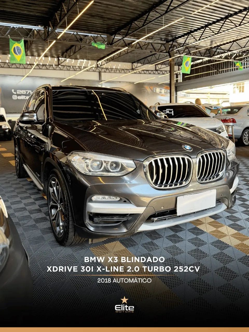 BMW X3 Xdrive 30I X-line 2.0 Turbo 252cv AUT 2018