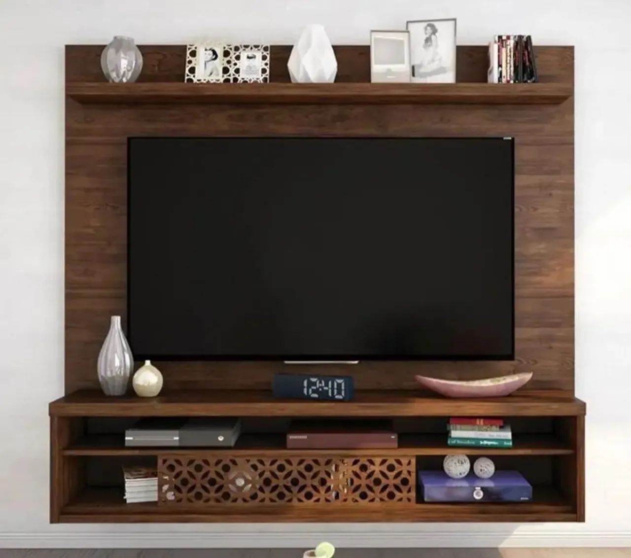 Home Suspenso Zenith 1.8 Para Tv Até 65 Polegadas Com Porta - Foto 3