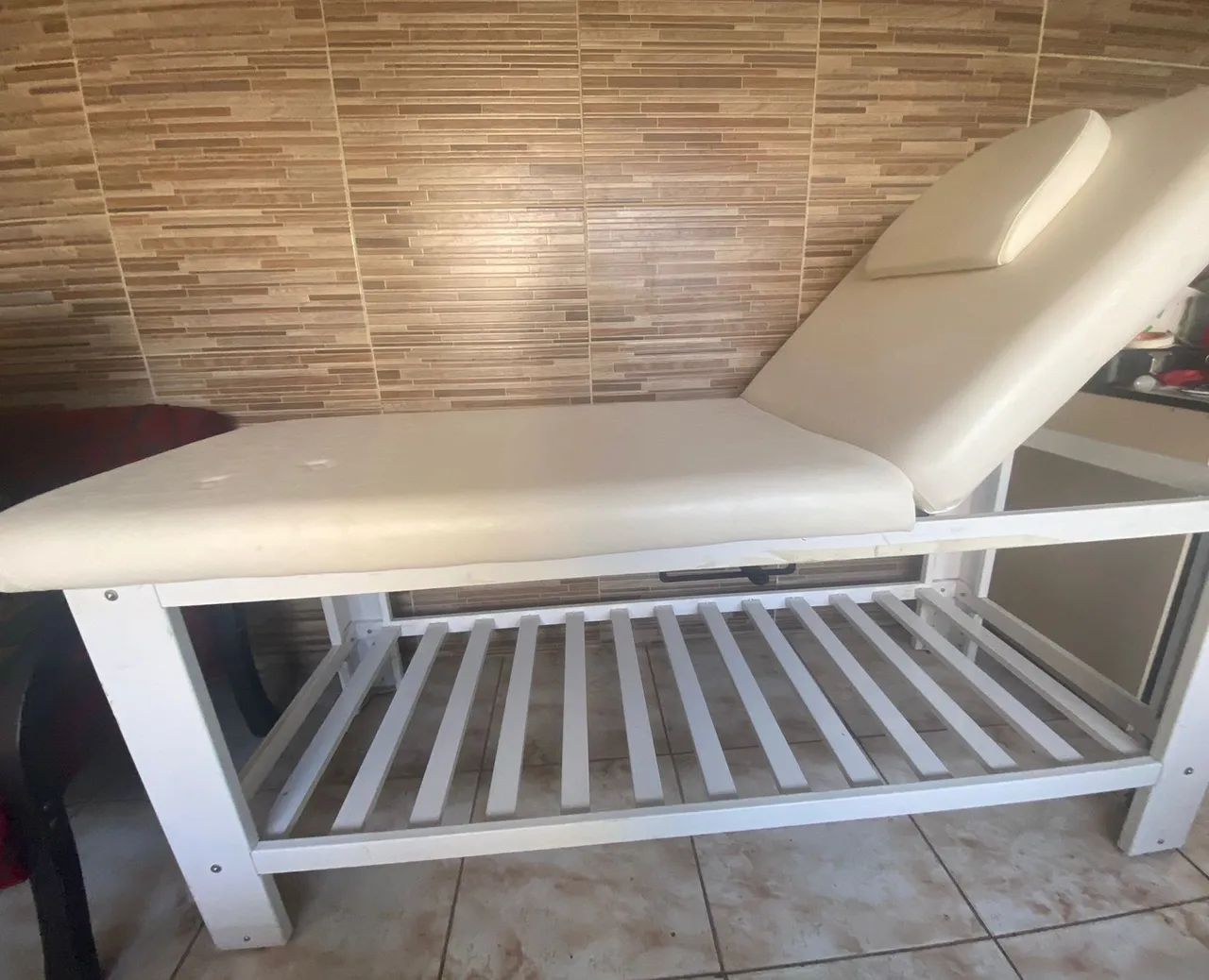 Maca de aço inox com  encosto regulável - Foto 4