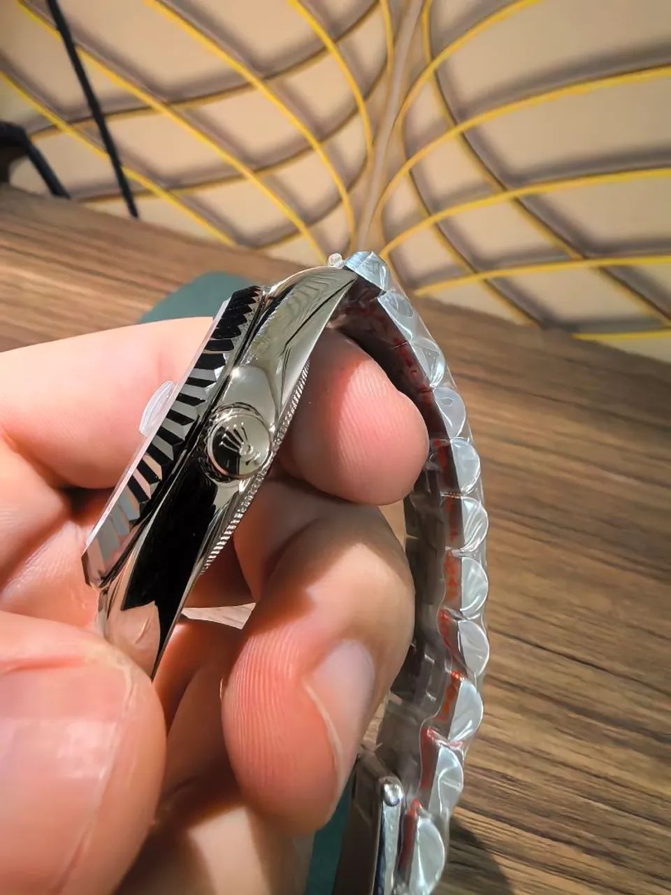 R0lex datejust 36mm bisel canelado - Foto 2