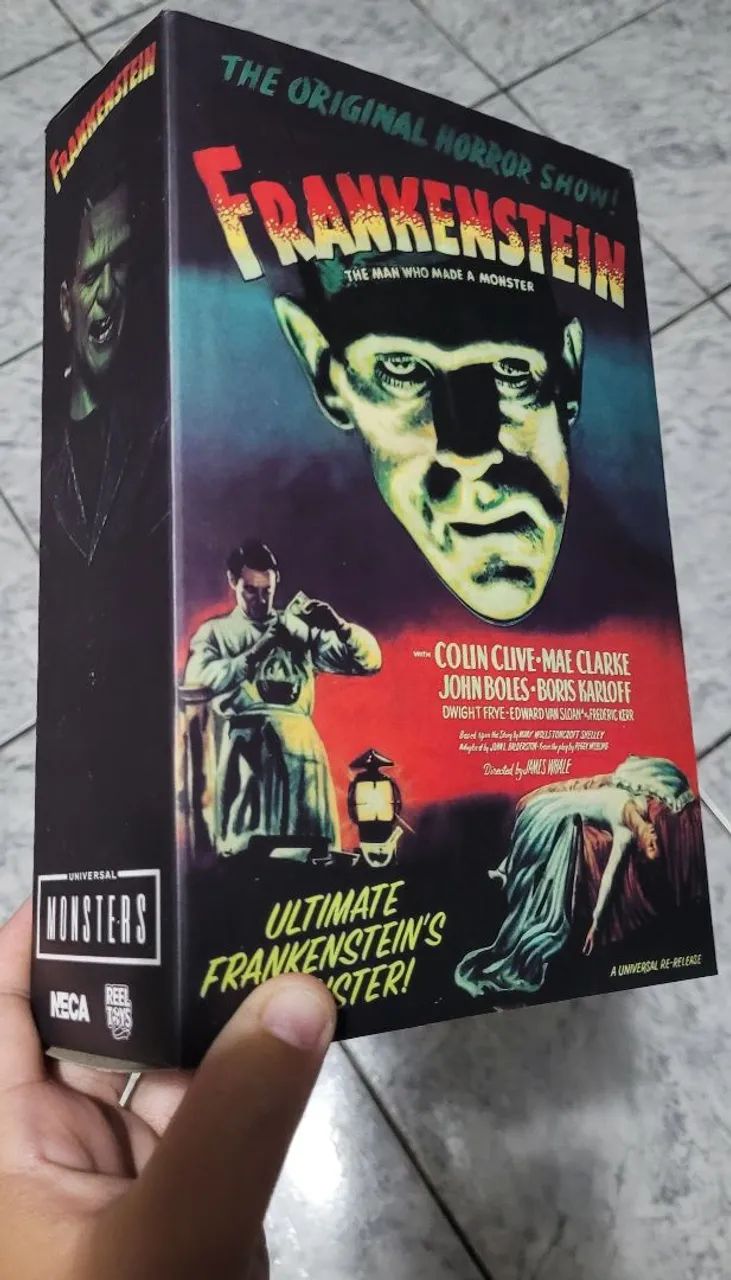 Boneco Frankenstein neca monstro action figure terror horror Universal monsters  - Foto 2