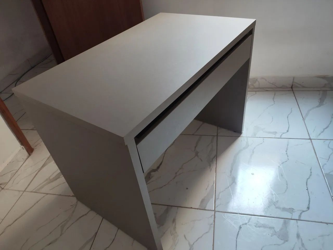 Escrivaninha Cinza MDF - Foto 3