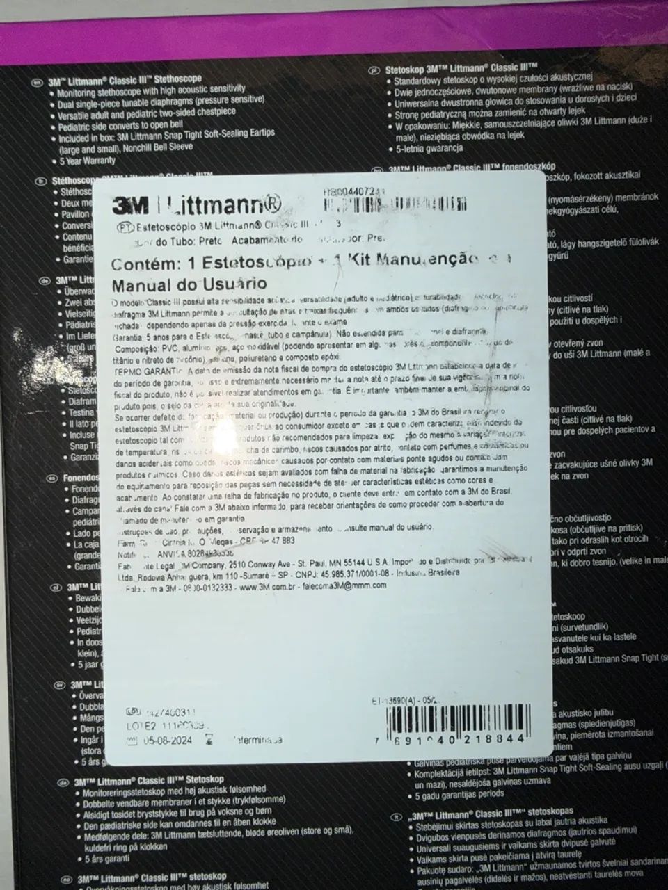 Littmann Classic III Black Edition - Foto 5