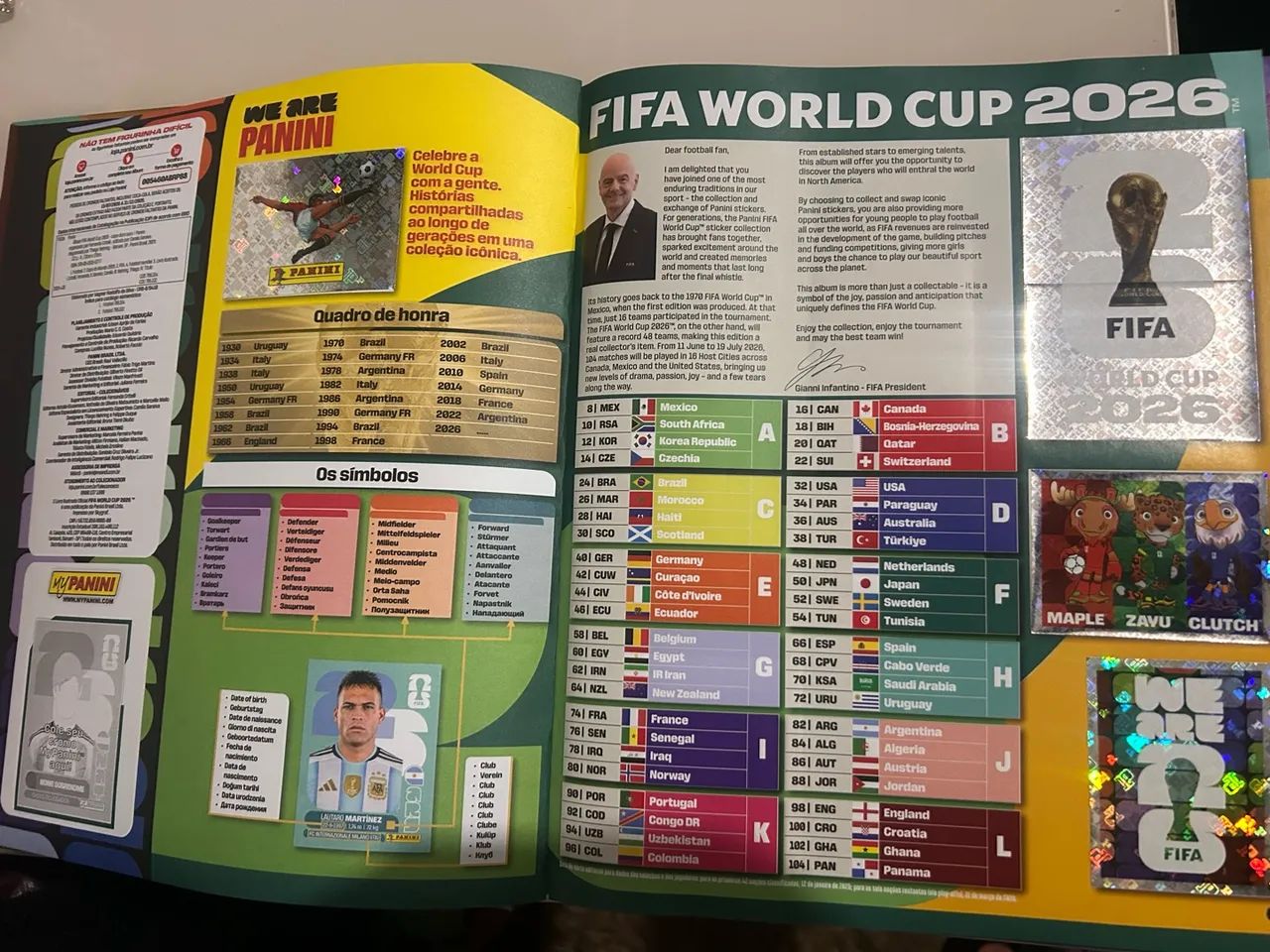 Álbum da Copa de 2026 100% Completo versão Dourada! - Foto 2