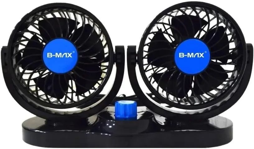 Ventilador Veicular Para Carro Van Caminhão Duplo 12v Ajustável - Loja Coimbra Entregamos - Foto 3