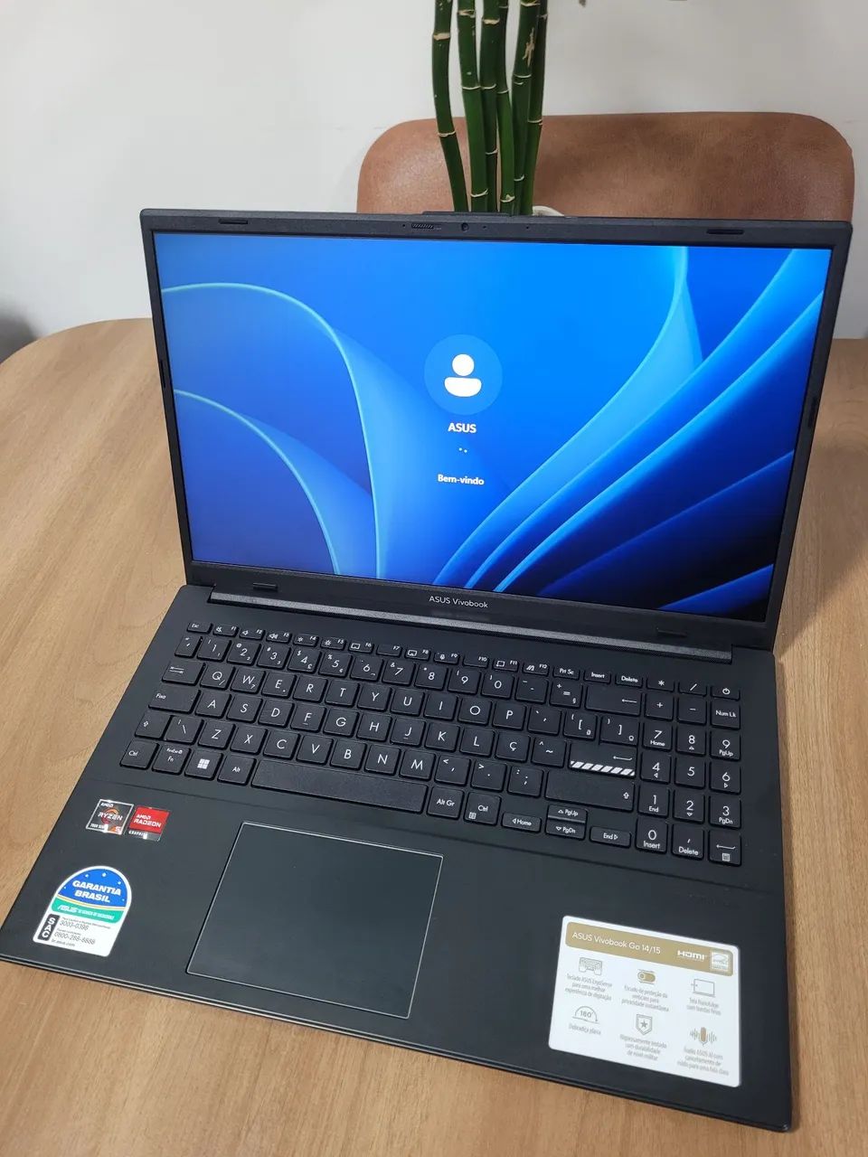 Notebook Asus Ryzen 5 DDR5 Impecável  - Foto 2