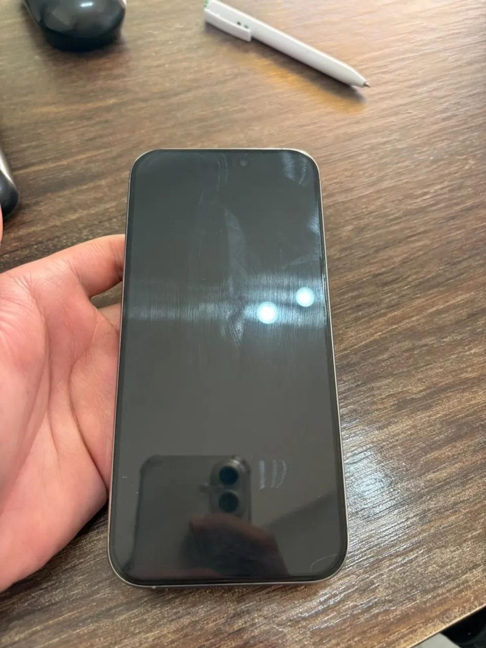 IPHONE 16 PRO MAX COR PRATA NOVO - Foto 2