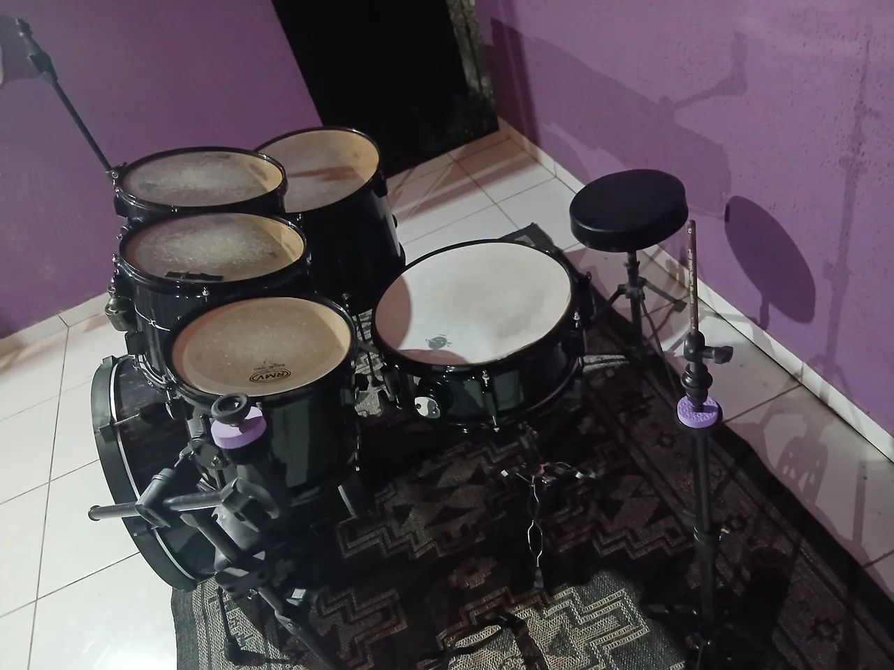 Bateria acústica  - Foto 4
