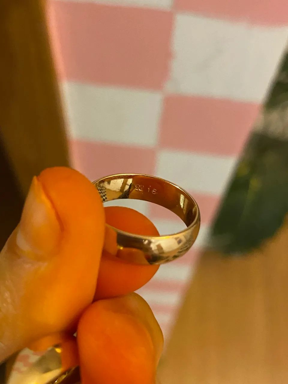 Par de aliança de ouro Rommanel número 14 e 18  - Foto 3