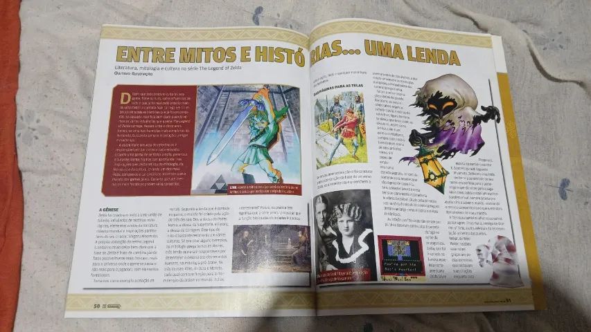 Revista Nintendo World Collection História da Franquia The Legend of Zelda - Foto 4