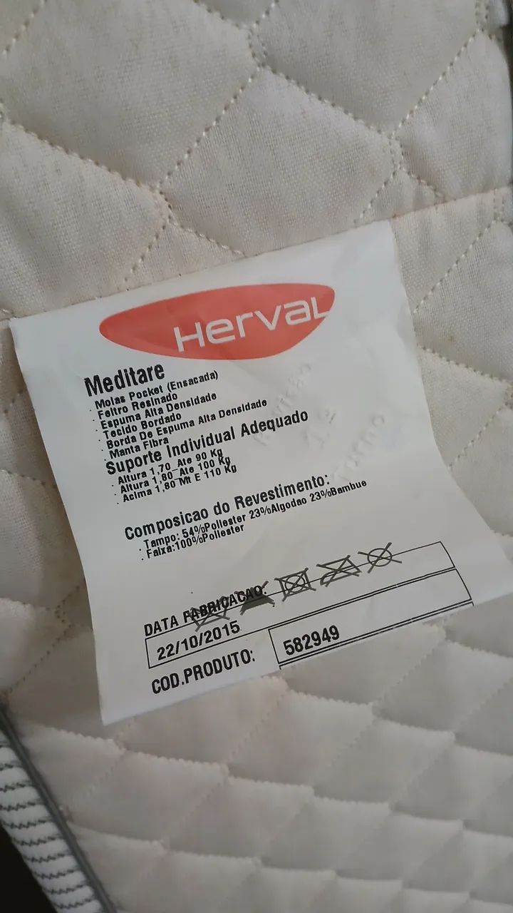 Colchão Herval Meditare Queen Size  - Foto 4