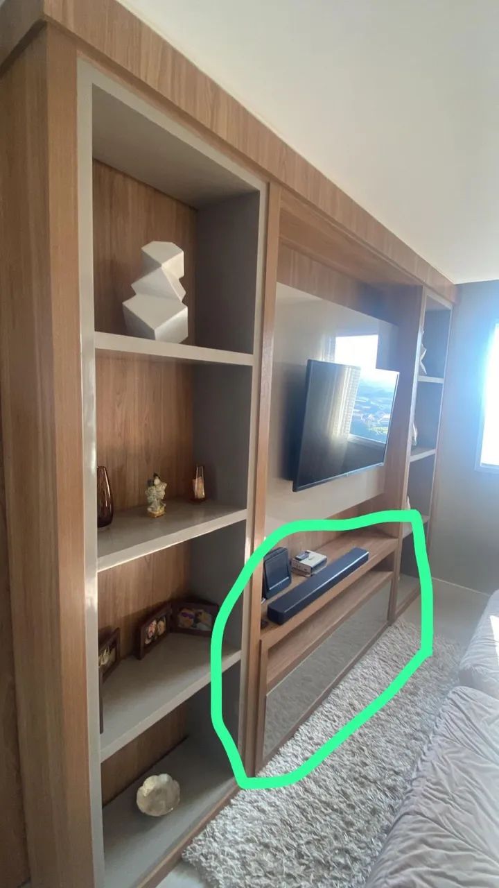 Rack em MDF Laminado com Portas em Laca - Foto 2